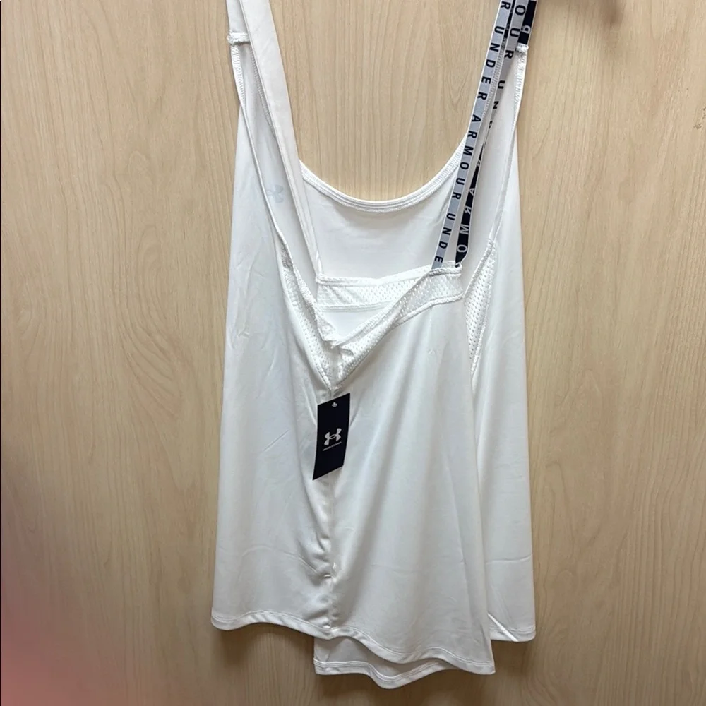 Under Armour Women's White Tank Top - Picture 2 of 5